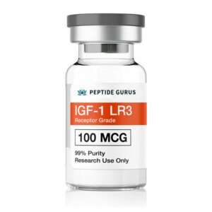 IGF1-LR3 peptide and myostatin inhibition
