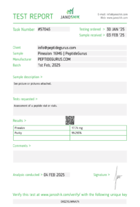 Pinealon Peptide for Cognitive Enhancement Research
