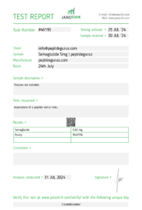 semaglutide peptide for diabetes research